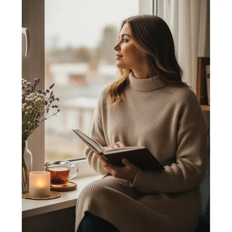 Serene Moments: Natural Light & Cozy Spaces