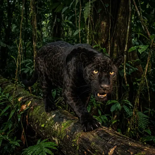 Fierce Predator in Natural Habitat