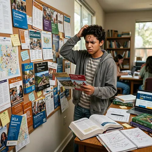 Confused Hispanic Teen: What to Study Next?