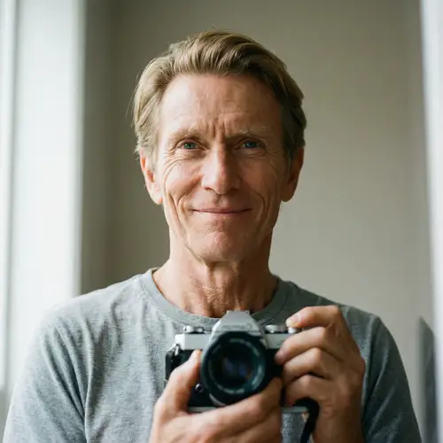 Detailed Self-Portrait of a Unique Caucasian Man