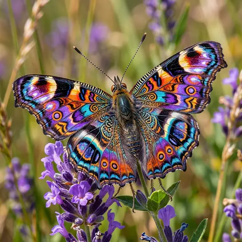 Exquisite Butterfly: Vibrant Colors & Intricate Patterns