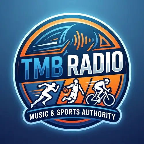 TMB Radio: Music & Sports Authority Logo Design