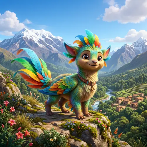Ayrami: Stunning 3D Animation Creature Inspired by Andean Nature