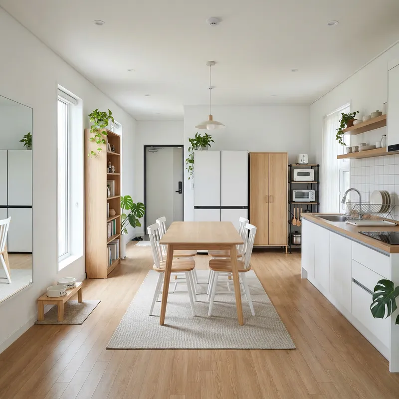 Spacious 3.5m x 8m Room Design Ideas