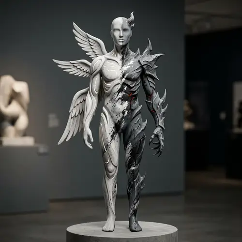Gray Mannequin: Symbol of Good and Evil, Chaos and Creation