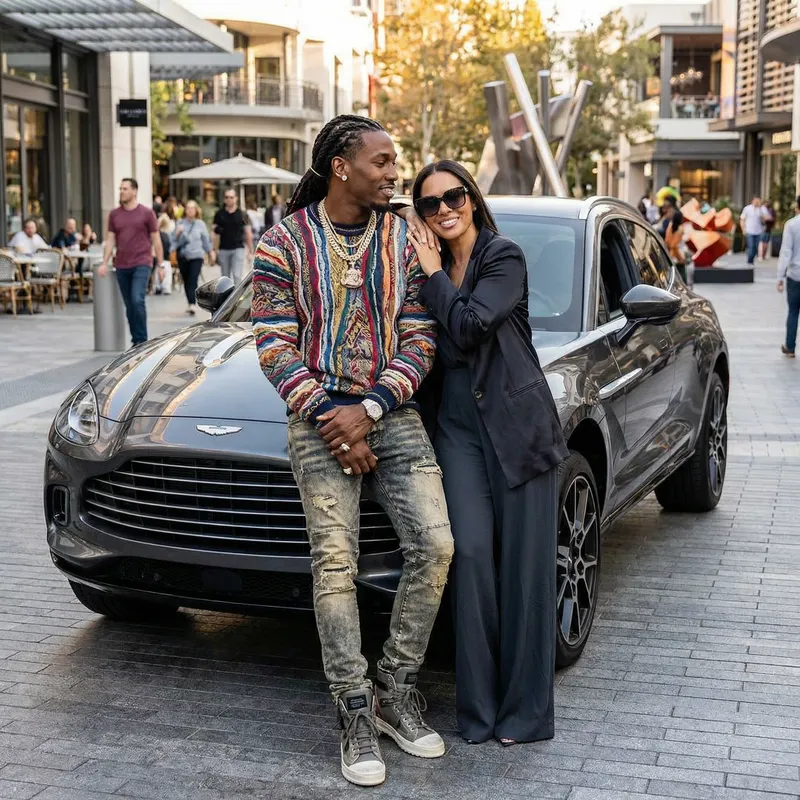 Stylish African American Music Mogul and His Elegant Wife Stylish African American Music Mogul and His Elegant Wife