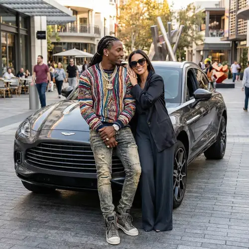 Stylish African American Music Mogul and His Elegant Wife