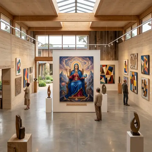 Eco-Friendly Contemporary Art Gallery | Abstract Paintings & Sculptures