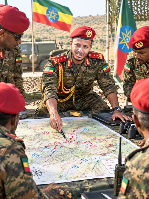 Ethiopian Military Strategy on Red Carpet