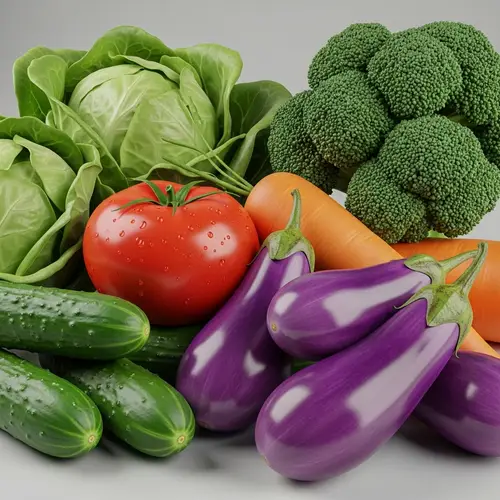 3D Vegetable Illustrations - Visualize Freshness