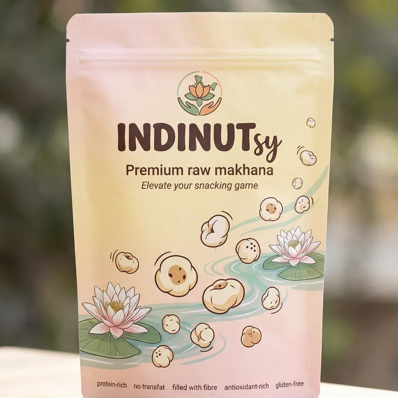 INDINUTsy Premium Raw Makhana - Elevate Snacking