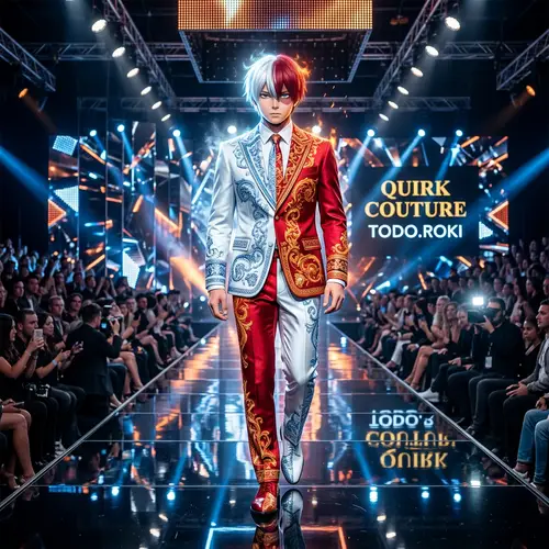 Todoroki's Stunning Couture Fashion Showcase