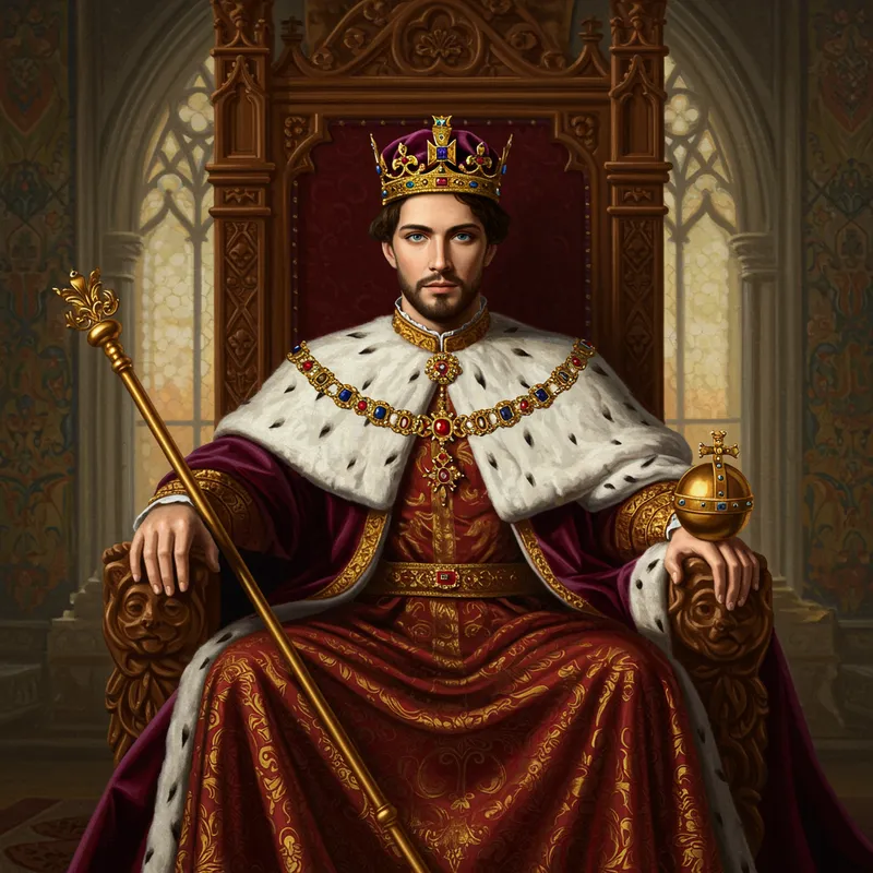 Transform Him into a King in a Stunning Painting