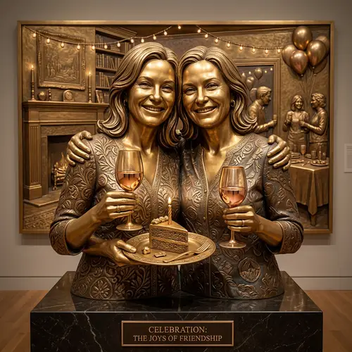 Transform Image into Stunning Gold Statue