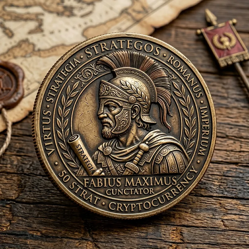 Historic Military Strategist Depicted on Unique Cryptocurrency Coin Historic Military Strategist Depicted on Unique Cryptocurrency Coin