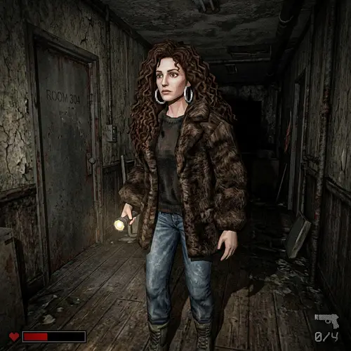 3D Horror Game Character Design | Early 2000s Style