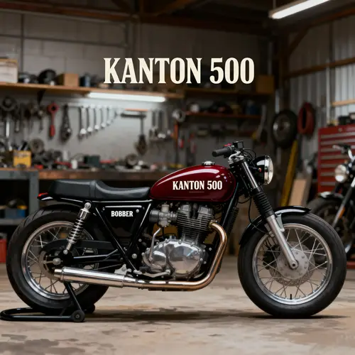 KANTON 500: Unique Bobber Motorcycle Design