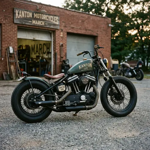 KANTON 500: Unique Bobber Motorcycle Design