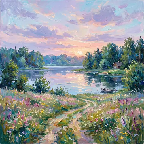 Impressionist Landscape Painting | Nature's Essence