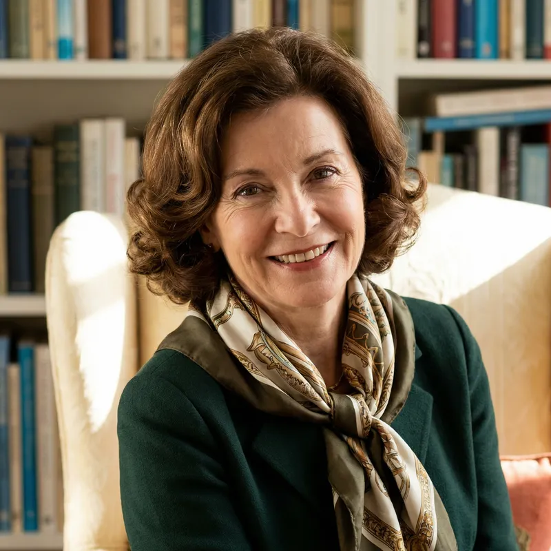 Pretty Mature Lady with Chestnut Brown Hair Pretty Mature Lady with Chestnut Brown Hair