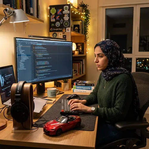 Middle Eastern Android Developer: Love for Music and Driving