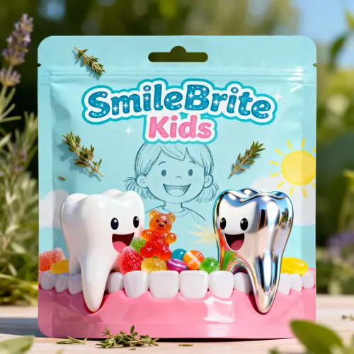 Kids Sensitive Foaming Toothpaste Packaging Design