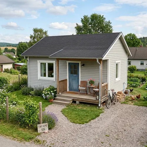 Affordable 10,000 Euro House with Minimalistic Style