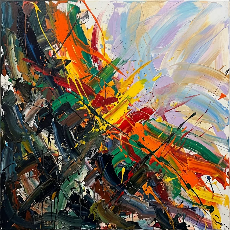 Abstract Recovery Art: Expressive Inspiration