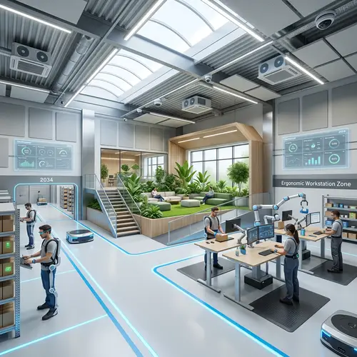 Futuristic Warehouse Design for Health & Well-being