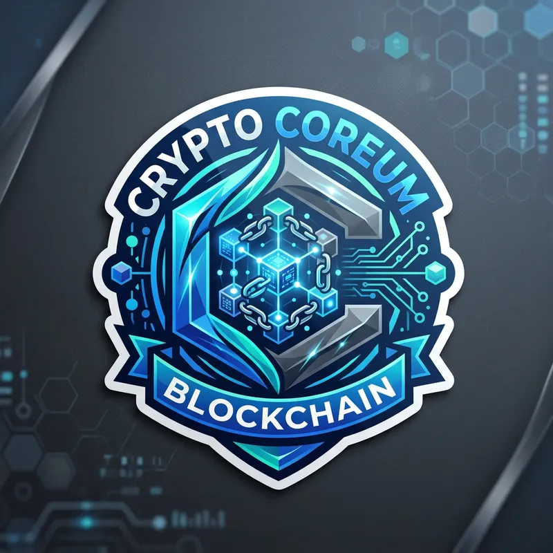 Crypto Coreum Blockchain Sticker - Telegram Exclusive Design