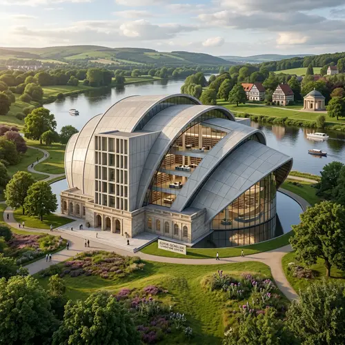 Clyde Auditorium & Schiller Literature Museum | Architectural Fusion