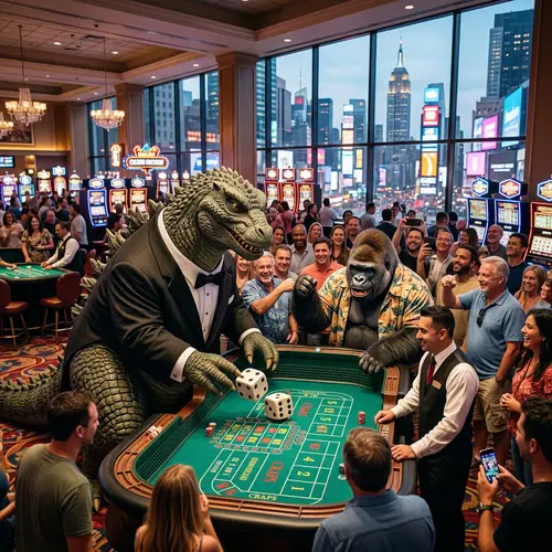 Godzilla & King Kong Casino Showdown in New York City