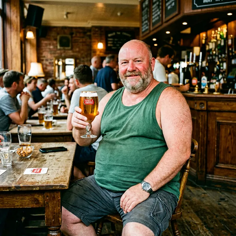 Charming Casual Style: British Beer Lover