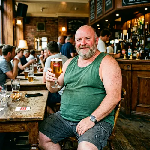 Charming Casual Style: British Beer Lover