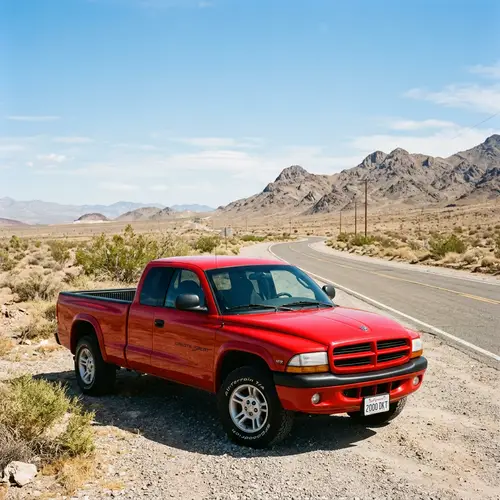 Dodge Dakota Sport V6 Pickup Truck - Red 2000 Model