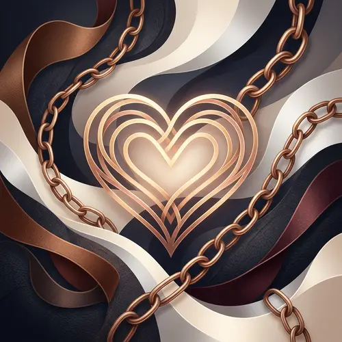 Empowerment Through Love: Abstract Symbolism for Trust