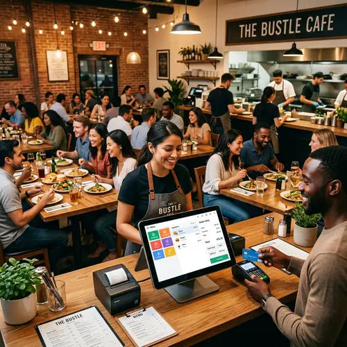 Efficient Restaurant with Diverse Customers & User-Friendly POS System