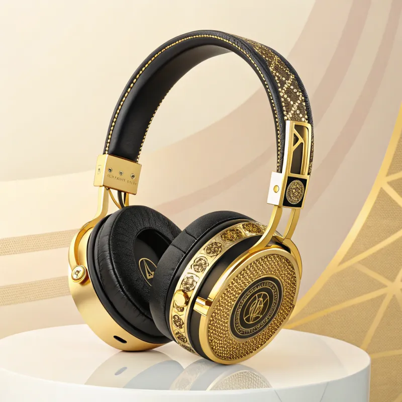 Luxurious Attention-Grabbing Headphones