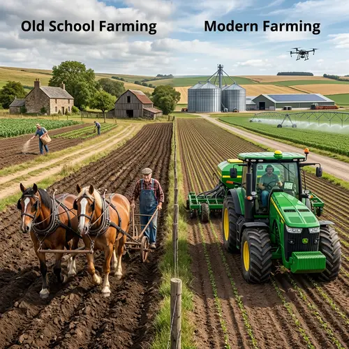 Old School vs Modern Farming: A Comparative Analysis