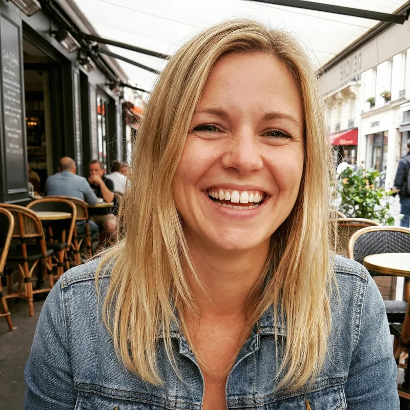 30-Year-Old Blond Woman with Big Teeth