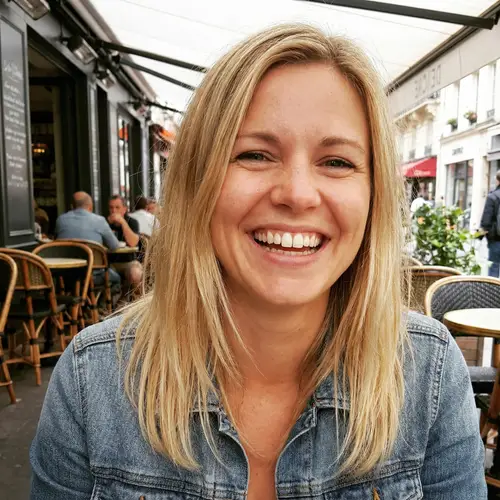 30-Year-Old Blond Woman with Big Teeth