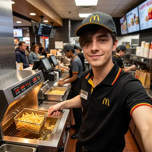 McDonald’s Employee at Work