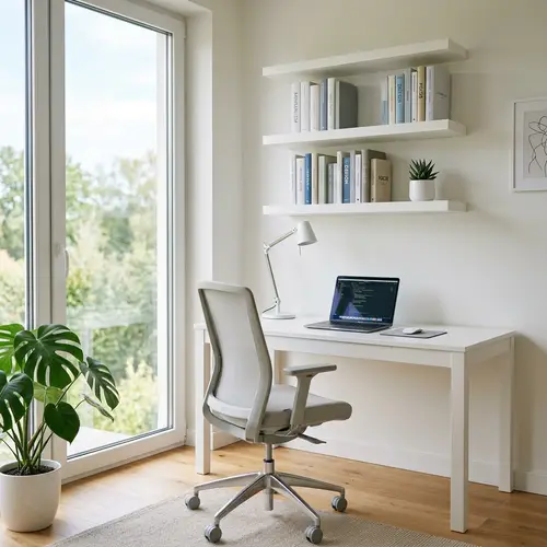 Minimalist Office Design | Clean Lines & Natural Light