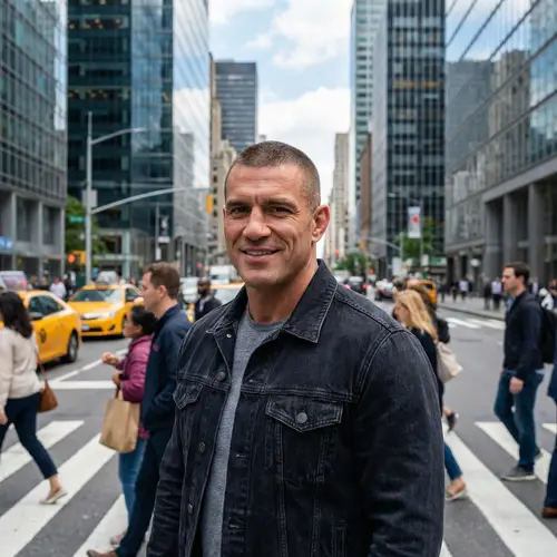 Confident Urban Male Portrait in Contemporary Setting