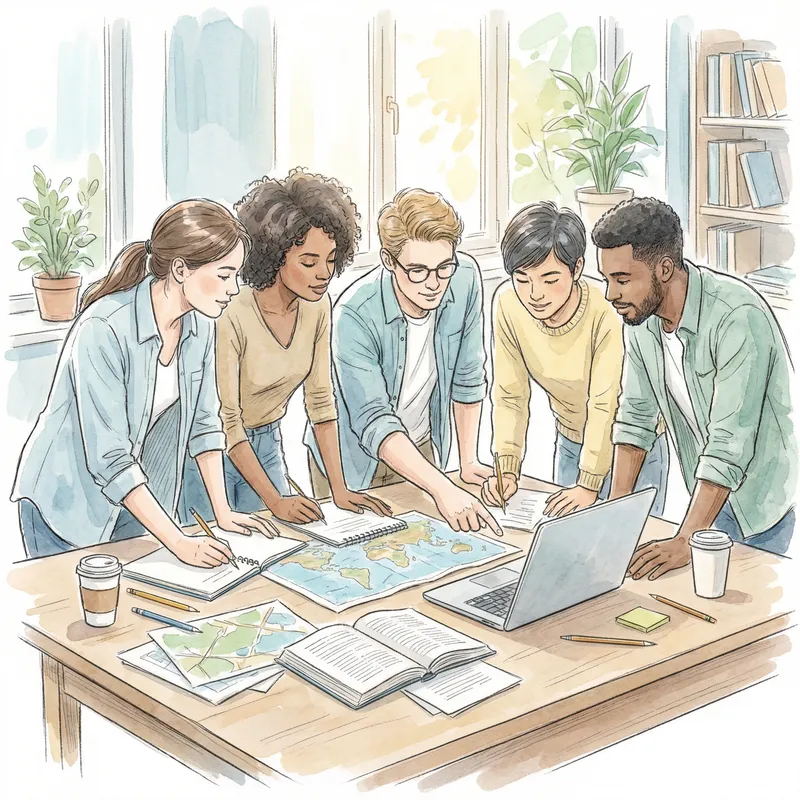 Collaborative Learning in a Serene Atmosphere