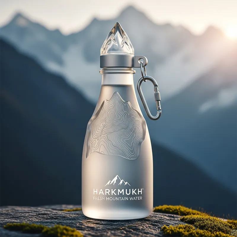 Harkmukh: Unique Kashmir Mineral Water Bottle Design