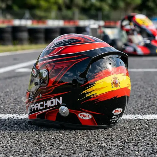Bell KC7 Kart Racing Helmet - PACHÓN Design