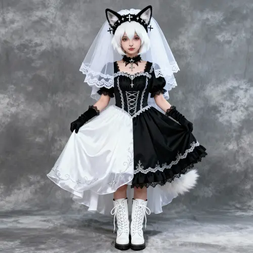 Easy Animal Costume Ideas with Gothic Dress
