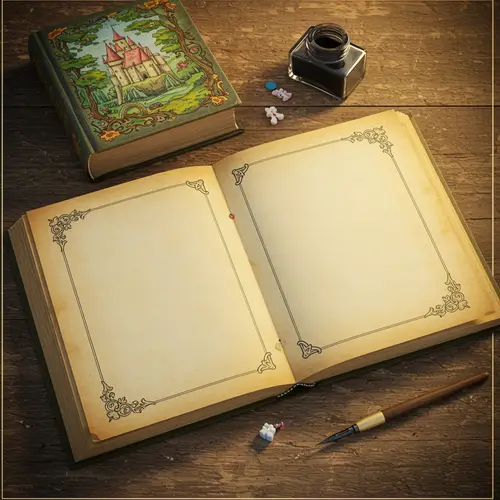 Fantasy Storybook Background for Games