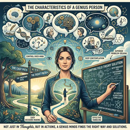 Characteristics of a Genius Person: Concentration and Problem-Solving